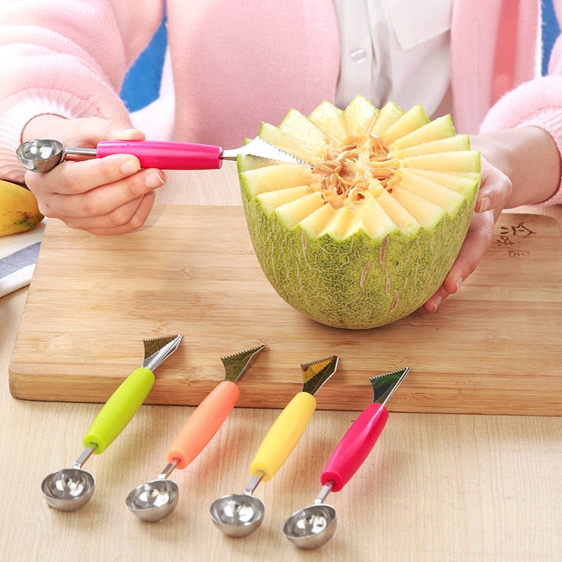 Stainless Steel Dual-Purpose Fruit Digging