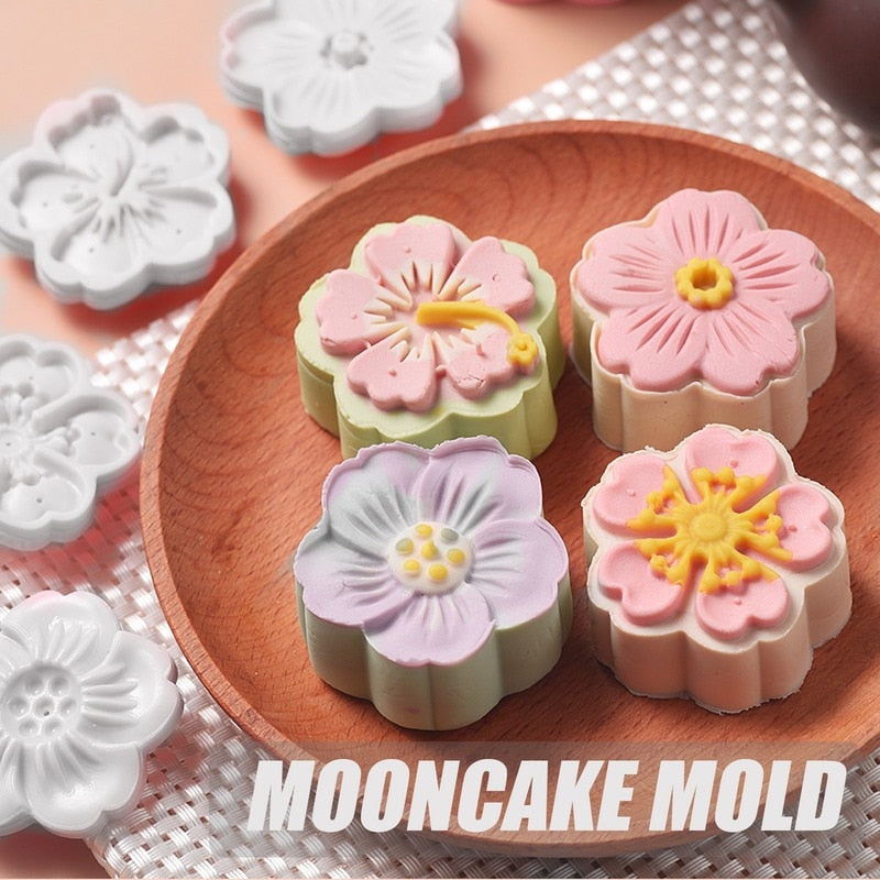 Mooncake Mold Cherry Blossom