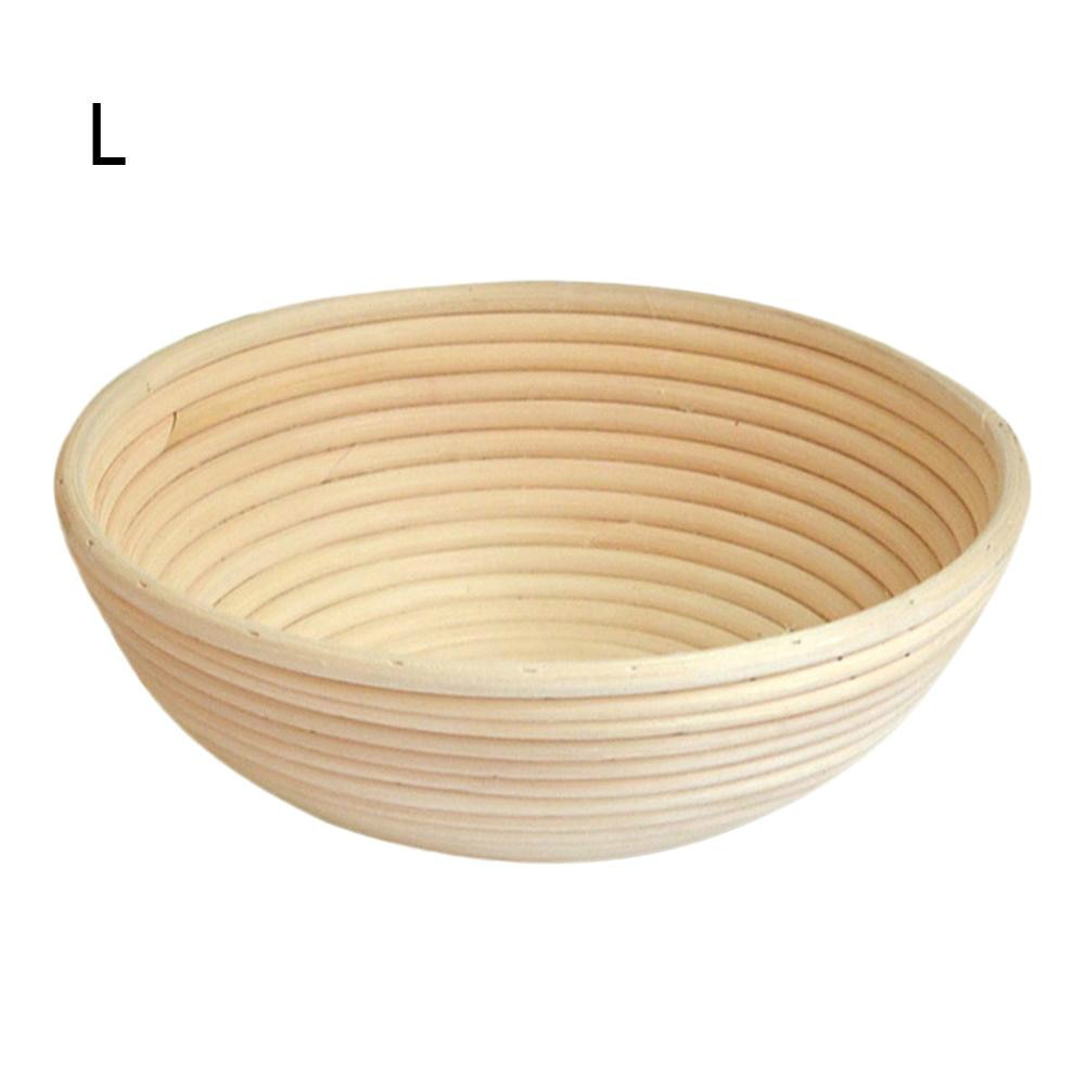 Round Shaped Dough Basket Rattan