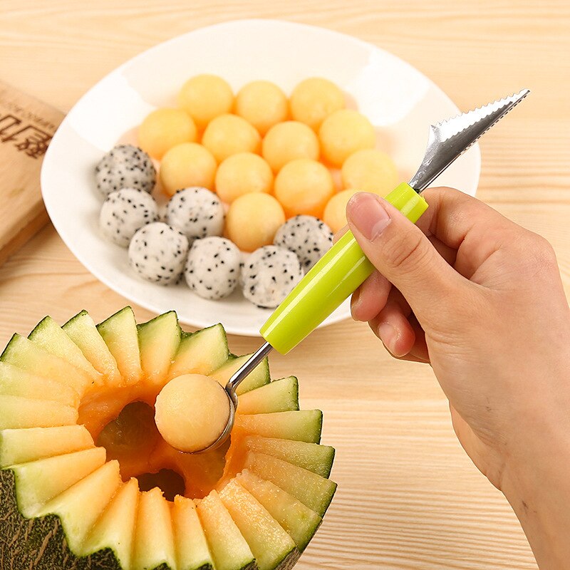 Stainless Steel Dual-Purpose Fruit Digging