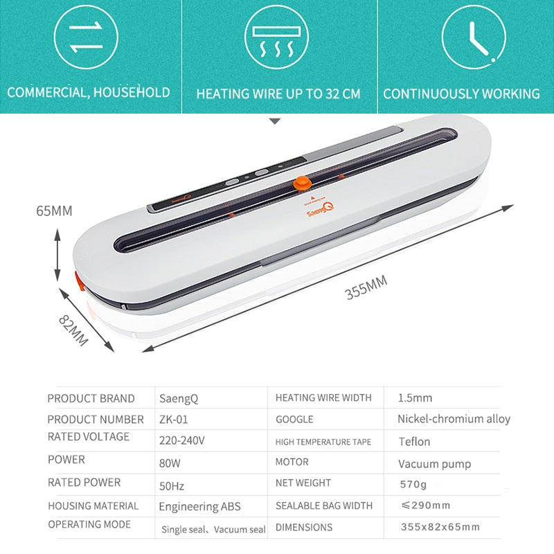 Food Vacuum Sealer Packaging Machine