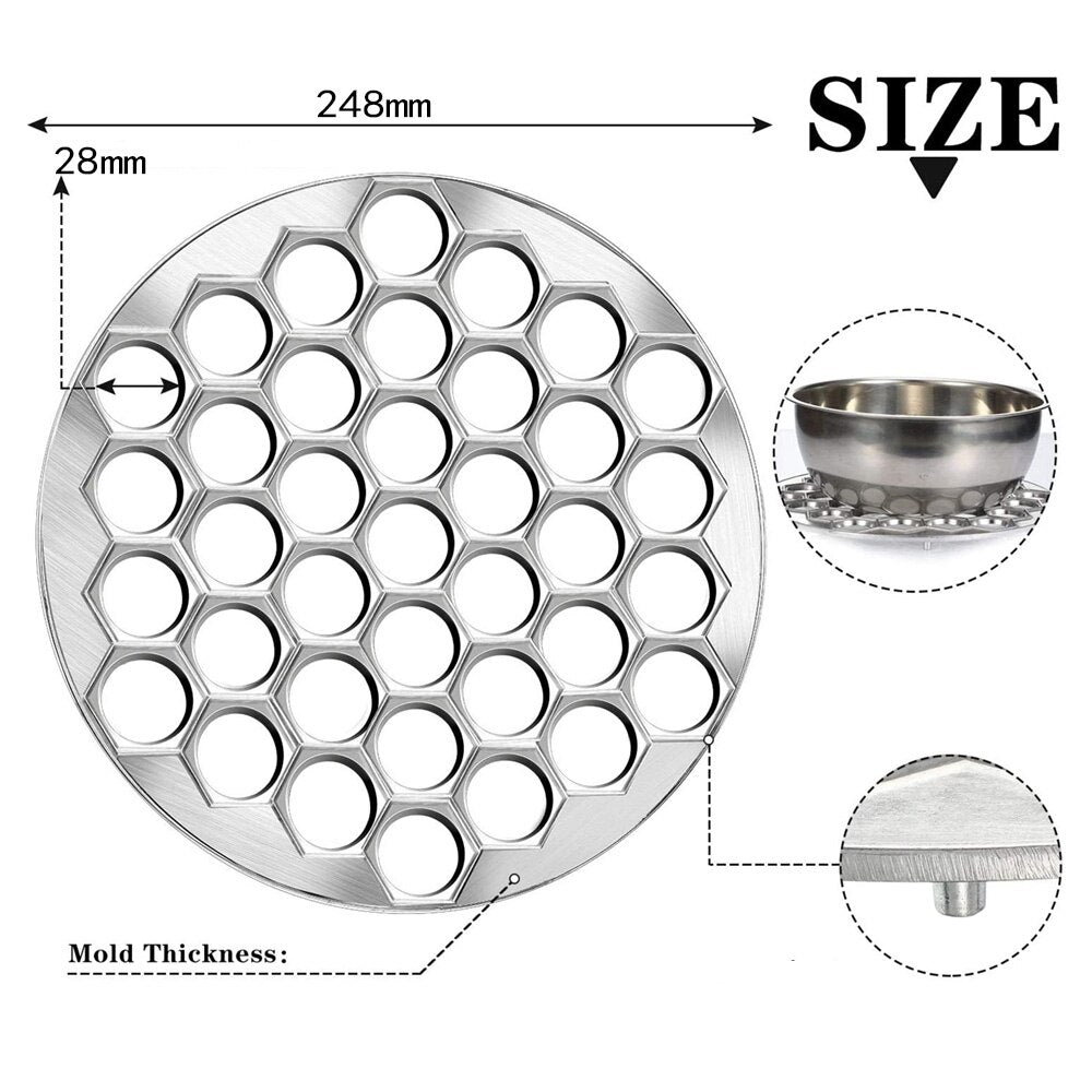 Dumpling Metal Mold Holes Maker