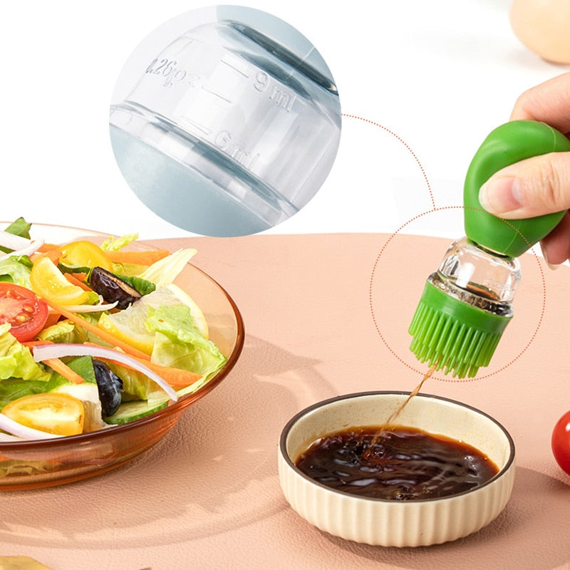 Portable Oil Sauce Seasoning Bottle Kitchen