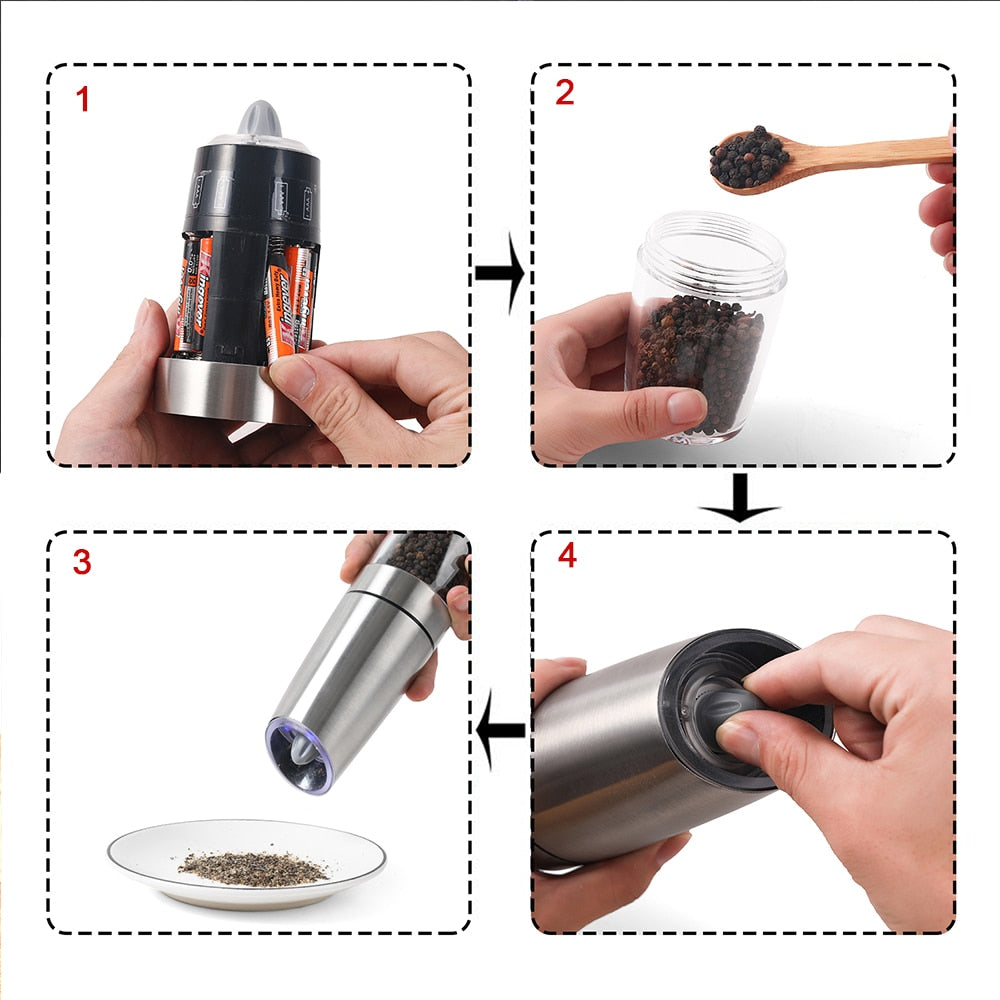 Automatic Salt Pepper Mill Electric