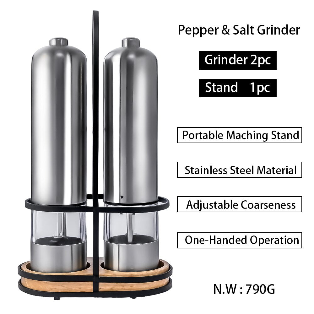 Mill Electric Stainless Steel Spice