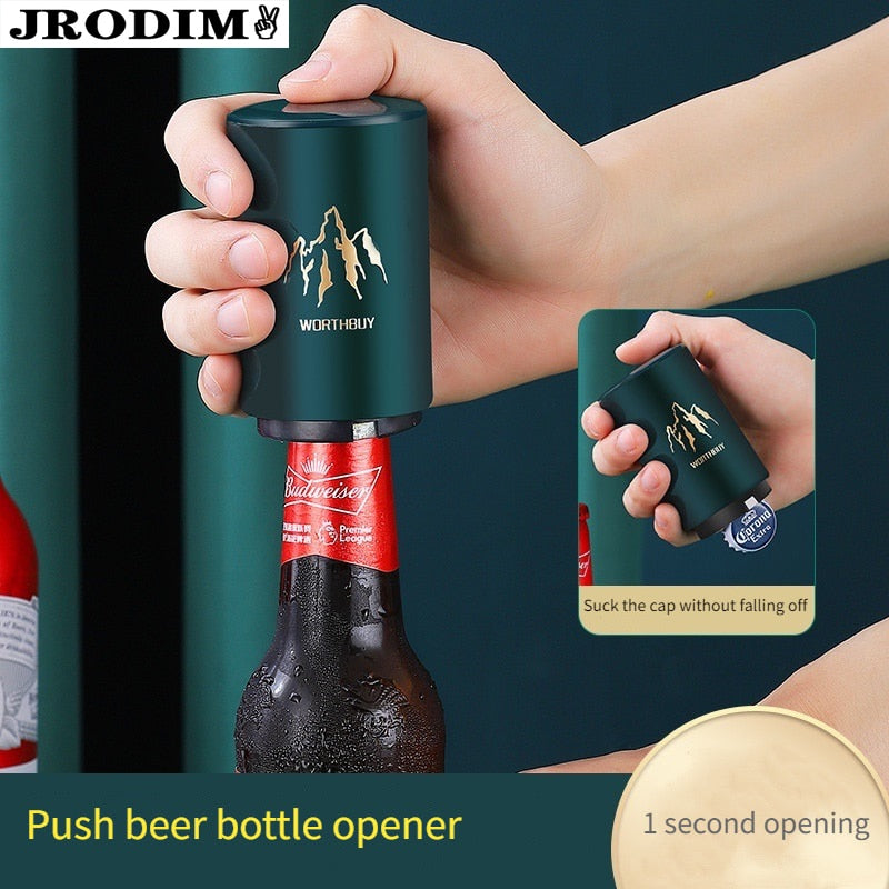 Magnetic Automatic Beer Opener Portable Push