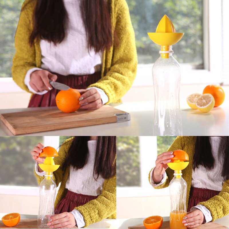 1Pcs Manual Portable Citrus Juicer Plastic