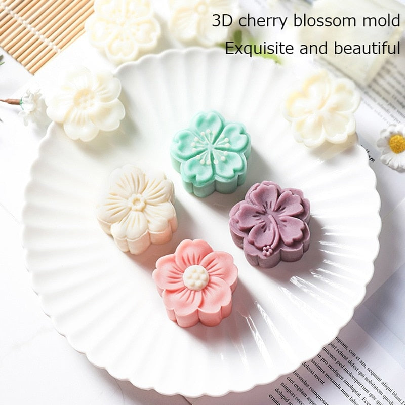 Mooncake Mold Cherry Blossom