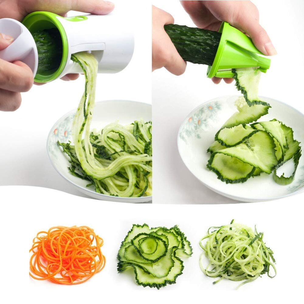 Portable Vegetable Fruit Spiral Slicer