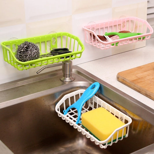 Durable Suction Cup Dishwashing Sponge Holder