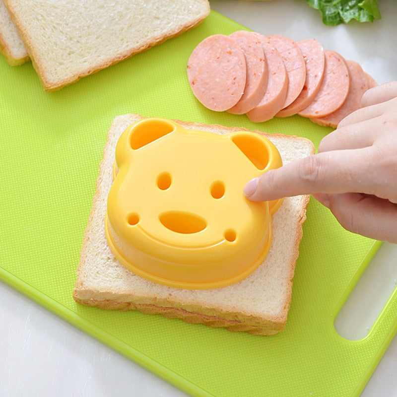 Teddy Bear Sandwich Mold Toast