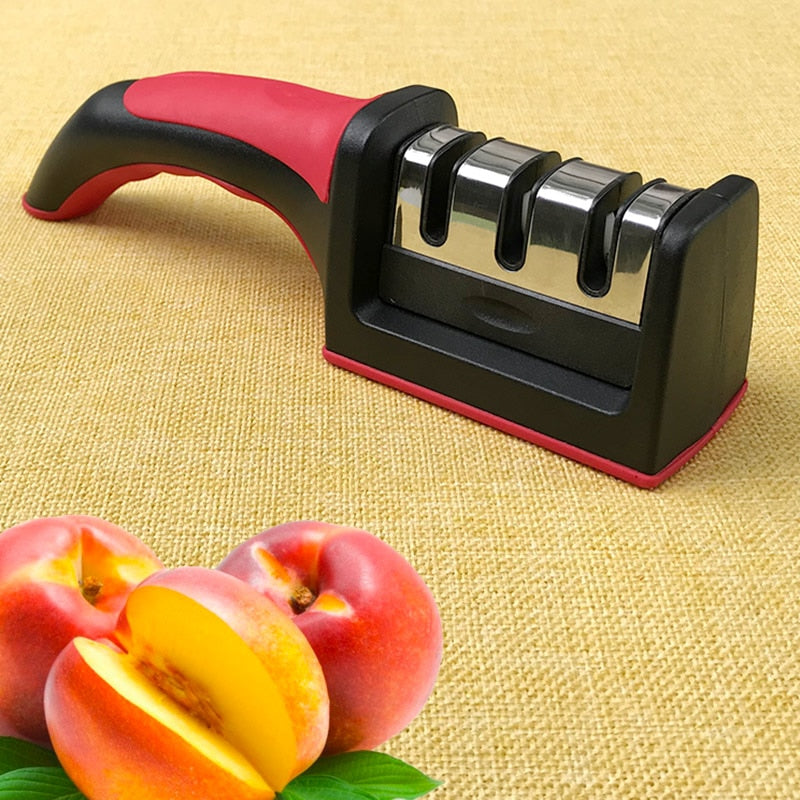 Knife sharpener Three stage ceramics sharpening