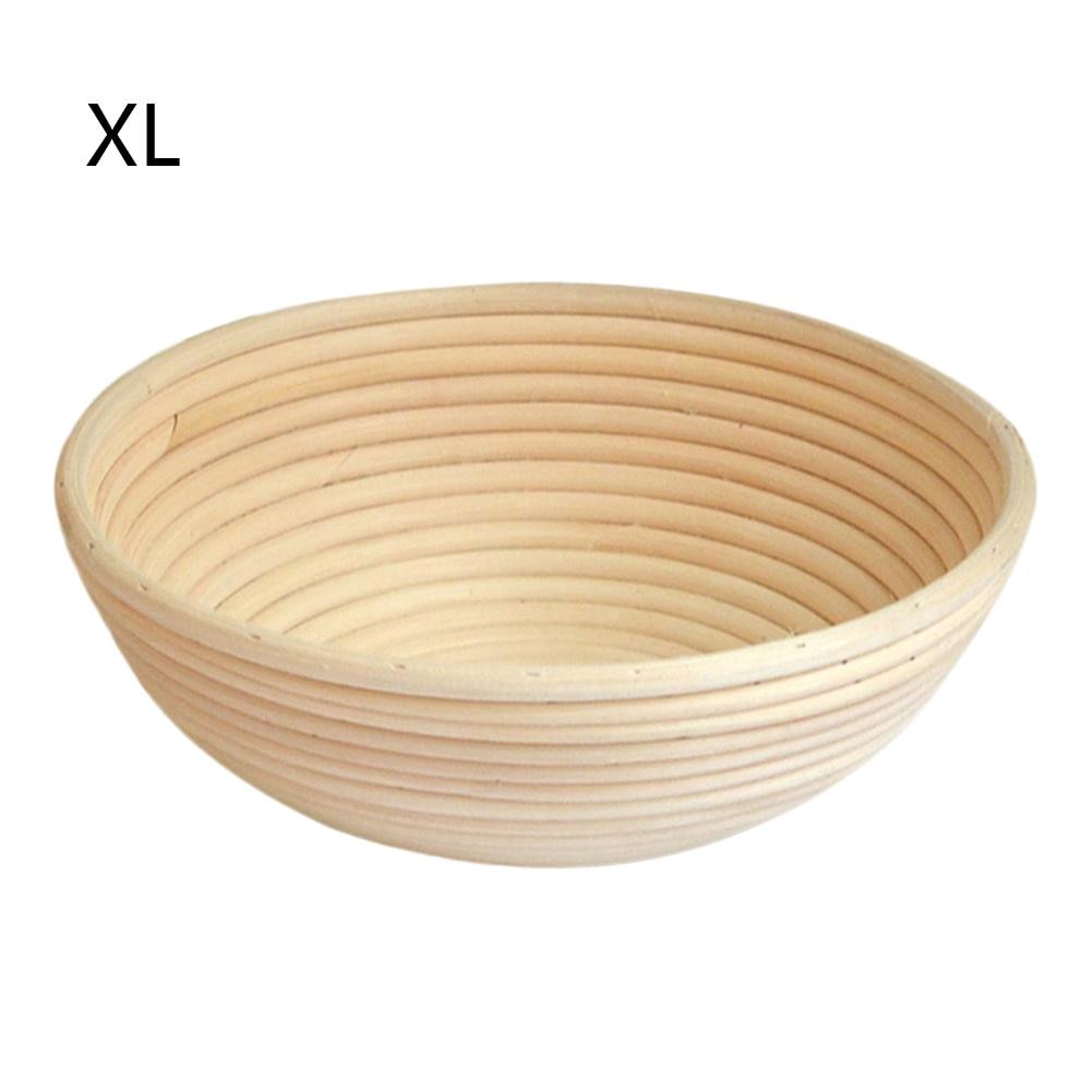 Round Shaped Dough Basket Rattan