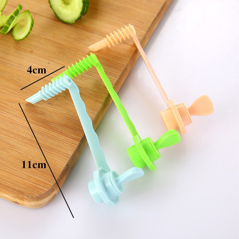 DIY Potato Spiral Cutter String Rotate