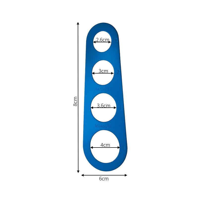 Clearing Pasta Ruler Measuring Tool