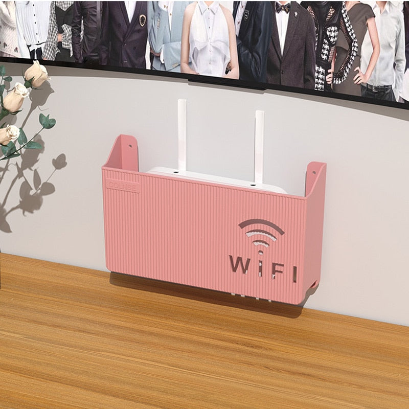 Wireless Wifi Router Shelf Storage Box Wall