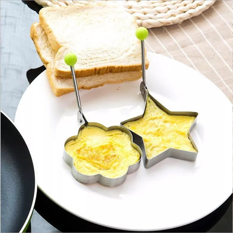 5 Style Stainless Steel  Fried Egg Pancake Shaper