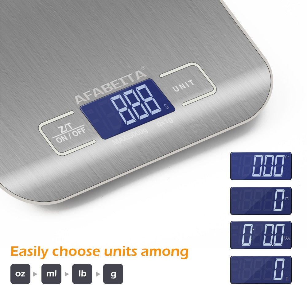 Kitchen Scales Stainless Steel