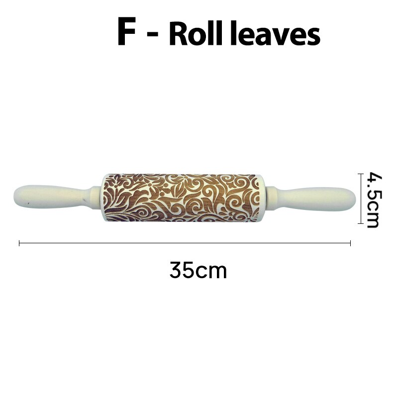 Christmas Embossing Rolling Pins With Patterns