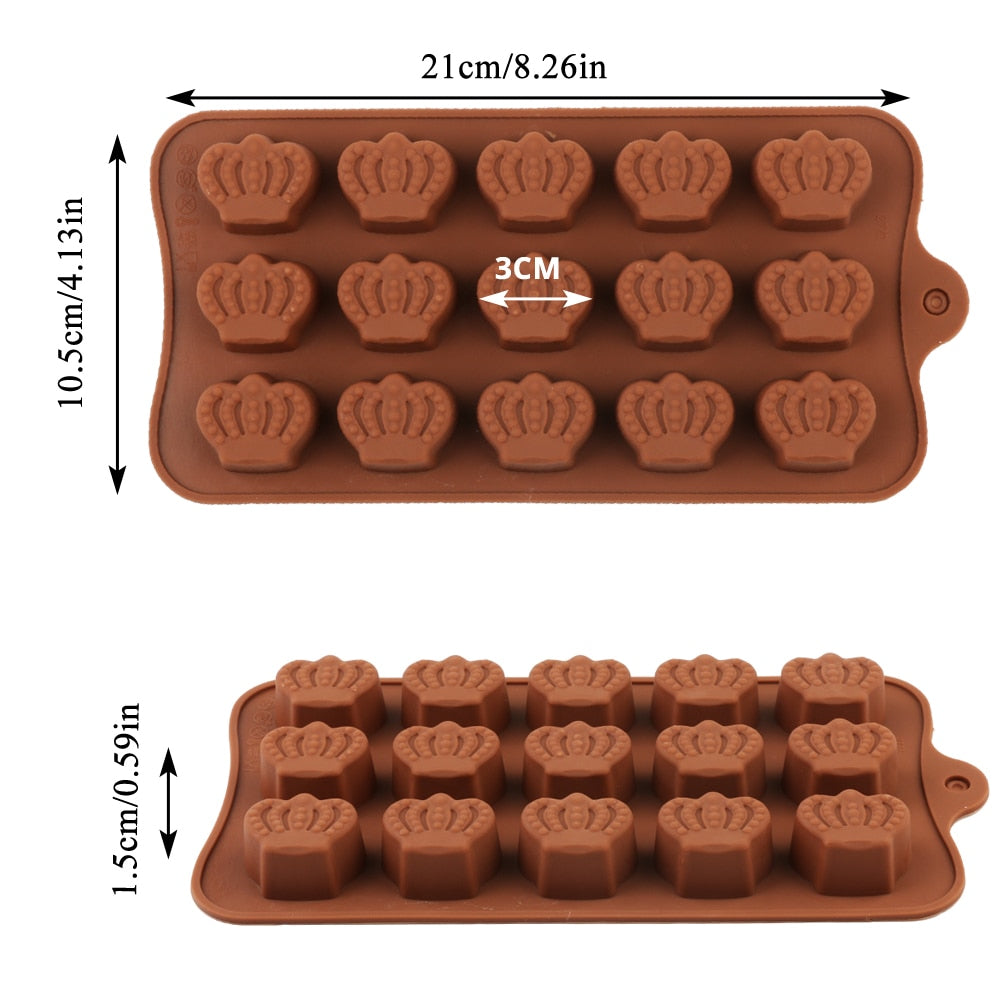 Silicone Chocolate Mold 3D Shapes Mold