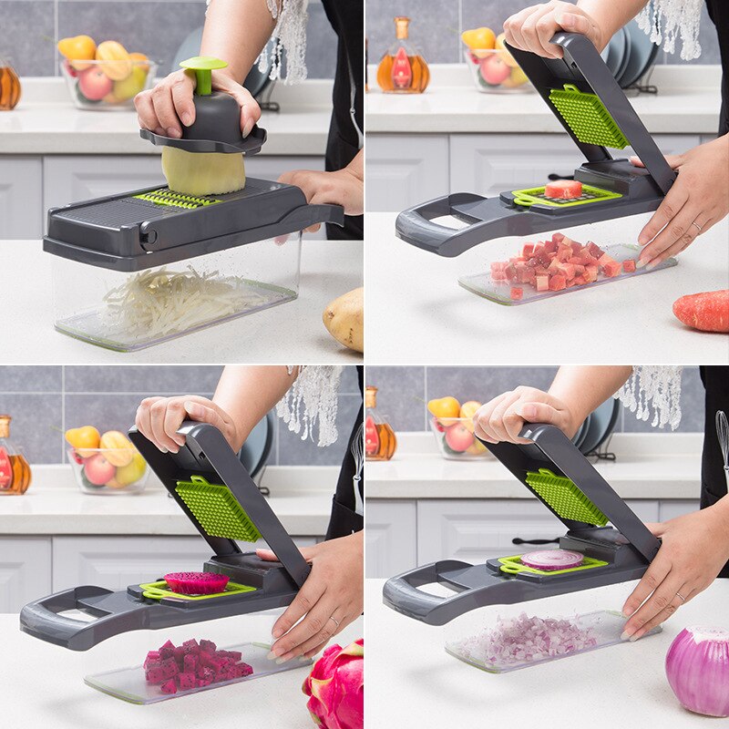 Vegetable Cutter Multifunctional 8 In 1 Slicer