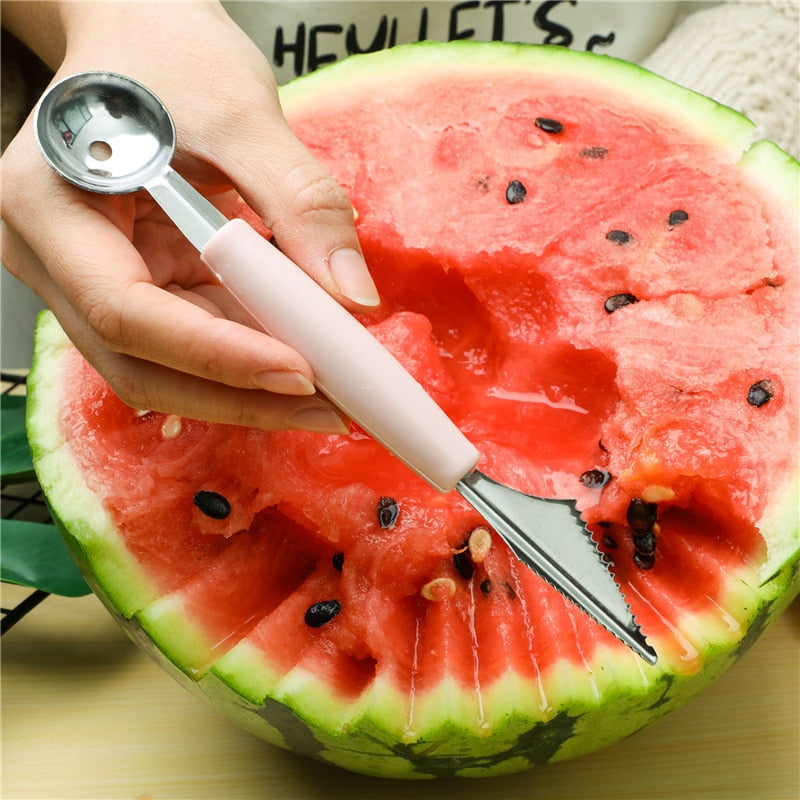 Fruit Platter Carving Knife Melon Spoon