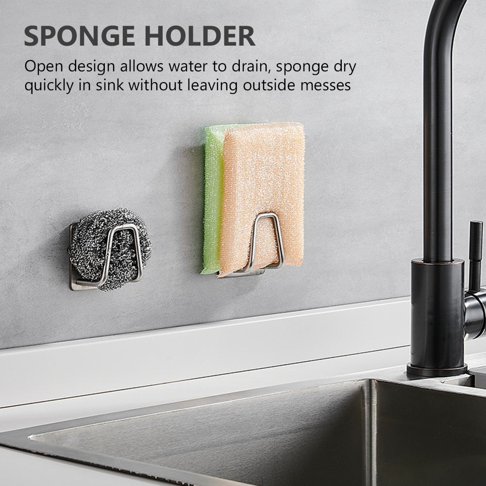 Kitchen Sponges Holder Self Adhesive Sink