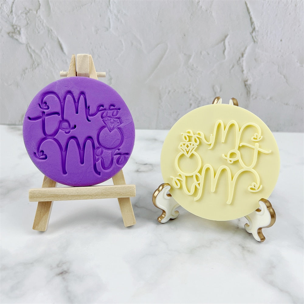 Lover Anniversary Biscuit Mould Stamp