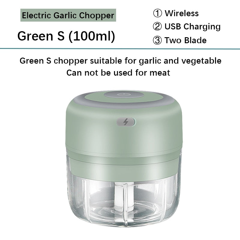 Electric Garlic  Meat Crusher Wireless