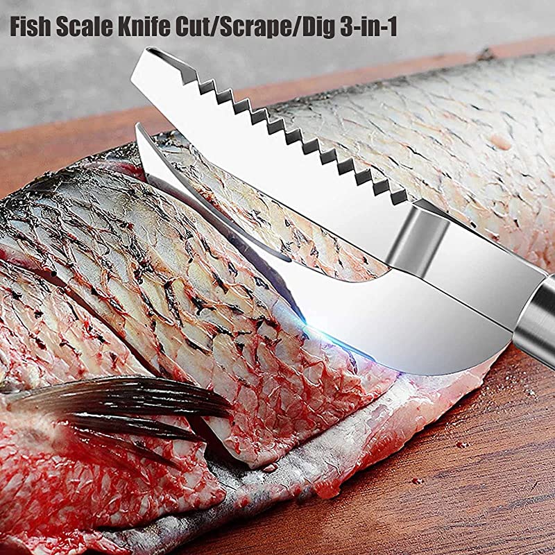 Stainless Steel 3 In 1 Fish Scale Knife
