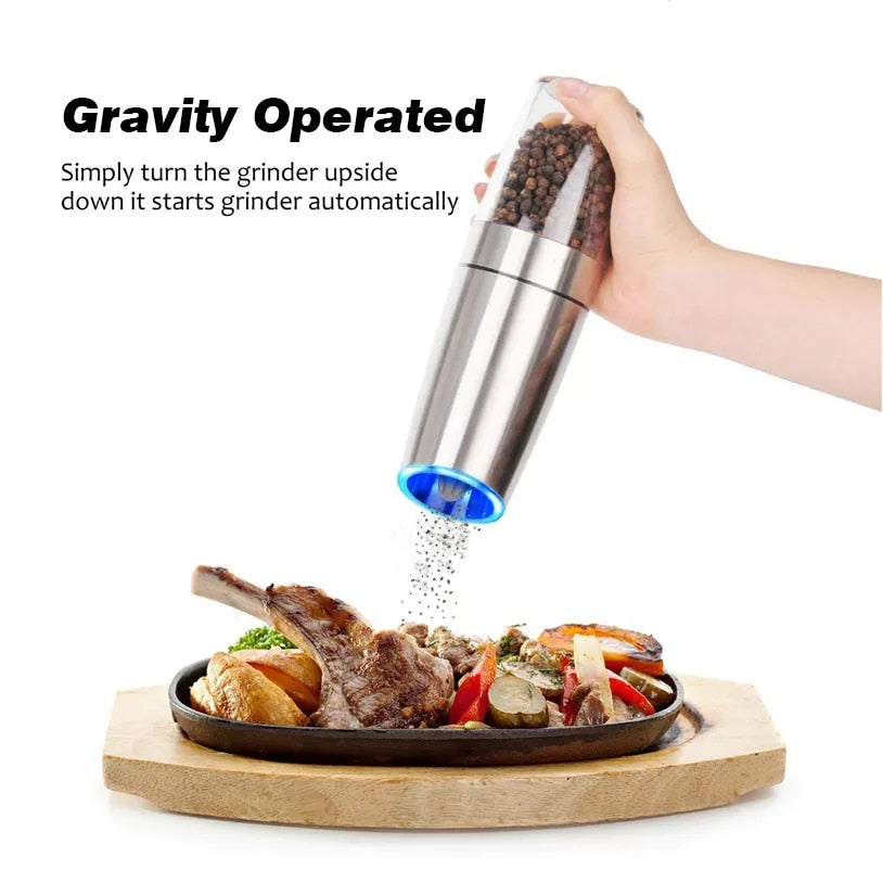 Stainless Steel Gravity Herb Spice Mill