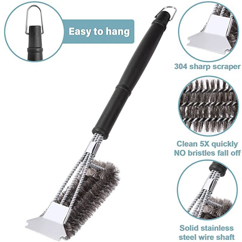 BBQ Grill Barbecue Kit Cleaning Brush