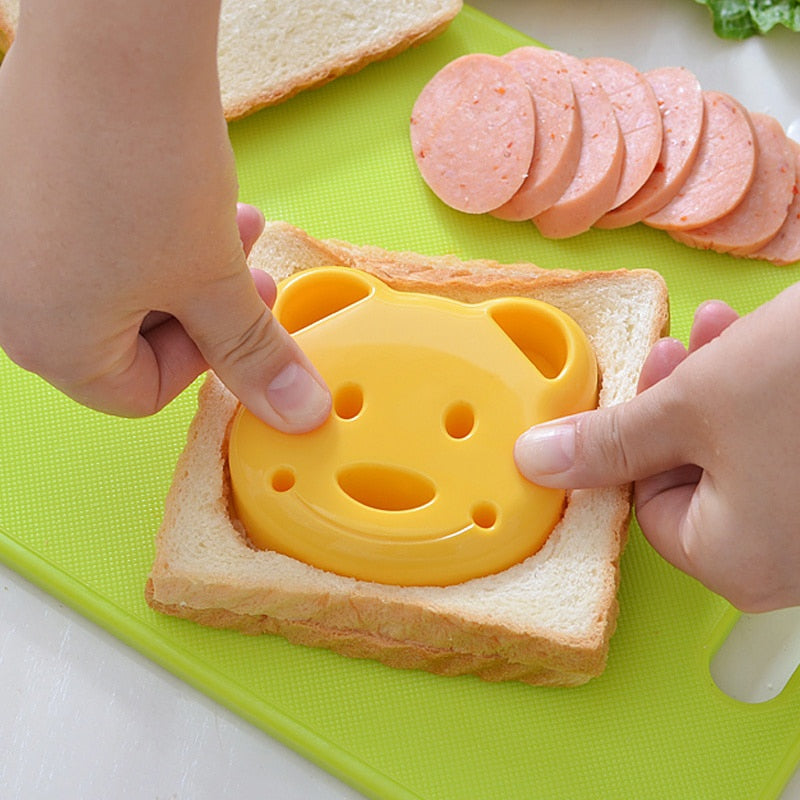 Teddy Bear Sandwich Mold Toast