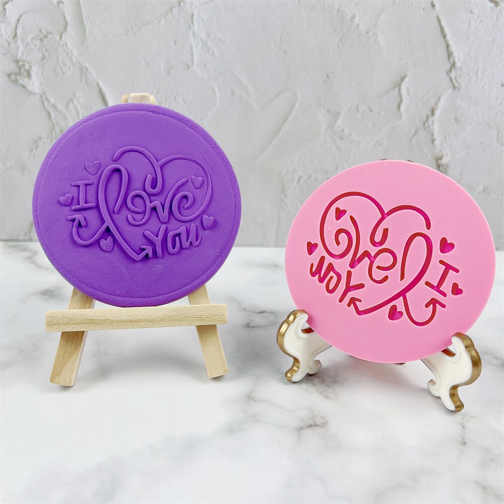 Lover Anniversary Biscuit Mould Stamp