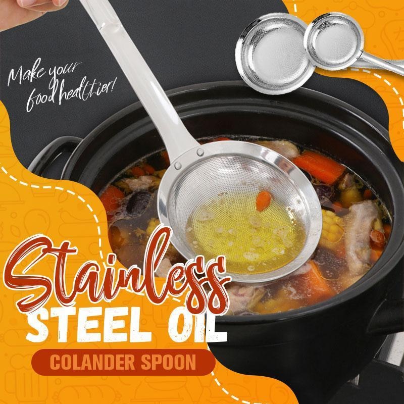 Stainless Steel Oil Colander Spoon Fried Food Net