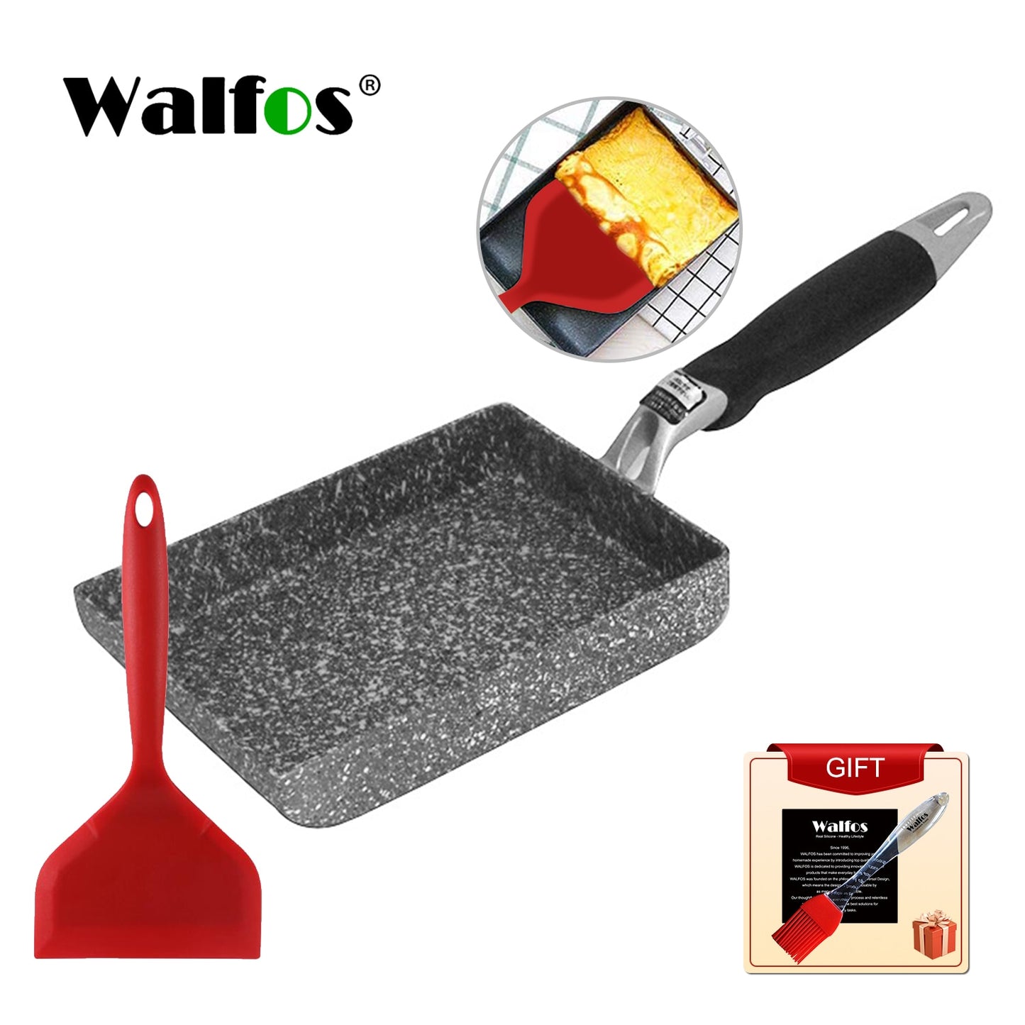 Black Non-Stick Pan Fry Egg Pan