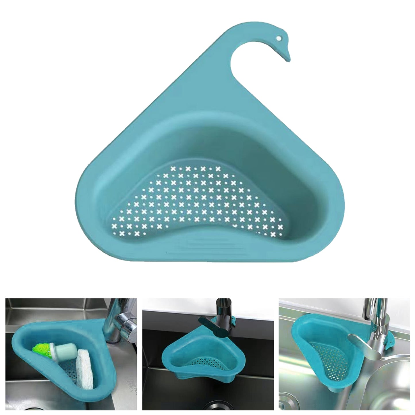 Kitchen Sink Drain Basket Swan