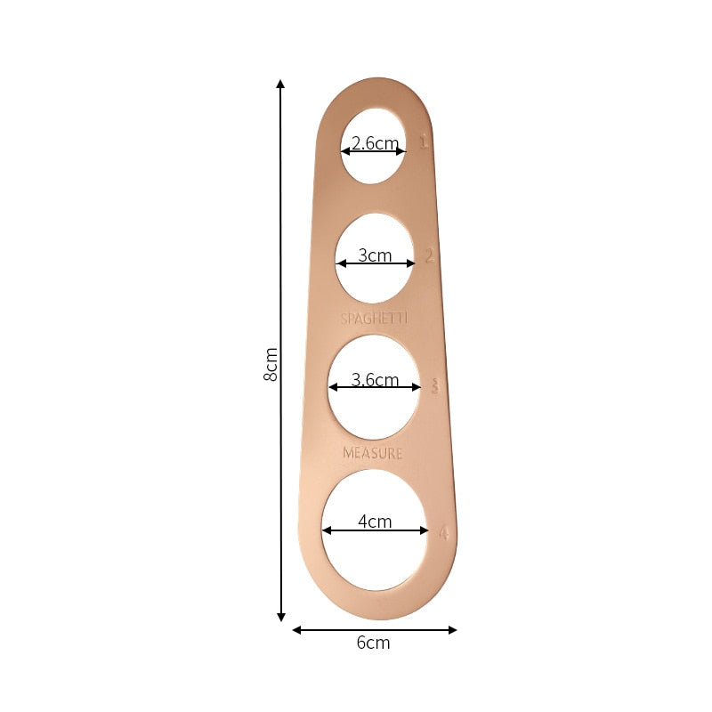 Clearing Pasta Ruler Measuring Tool