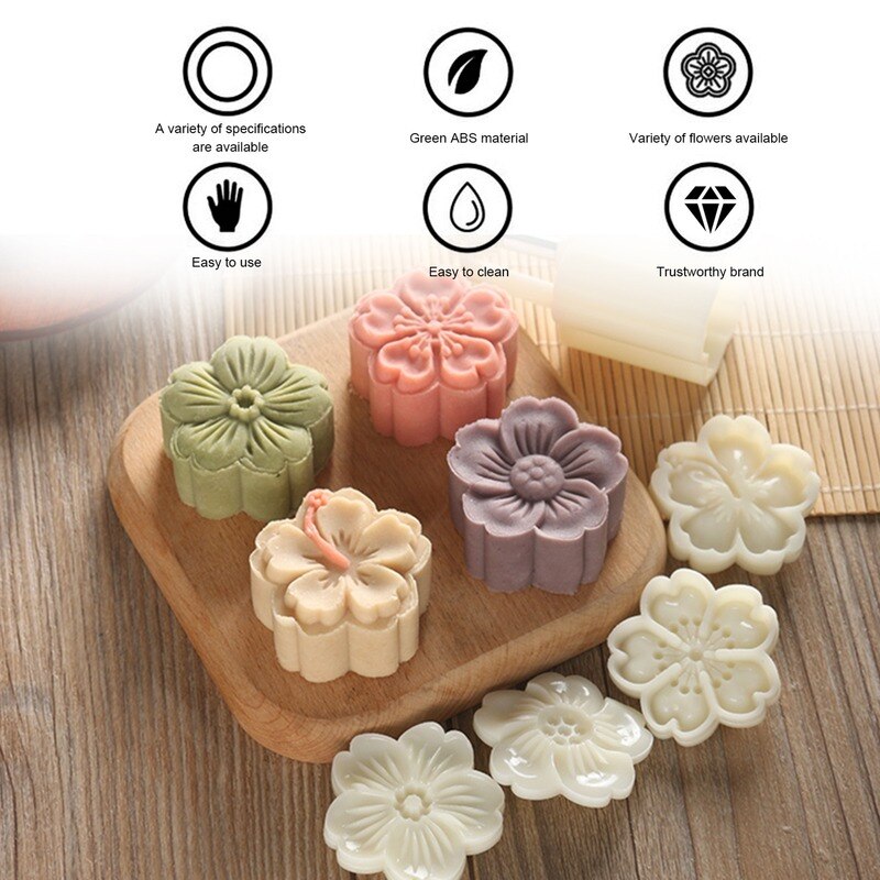 Mooncake Mold Cherry Blossom