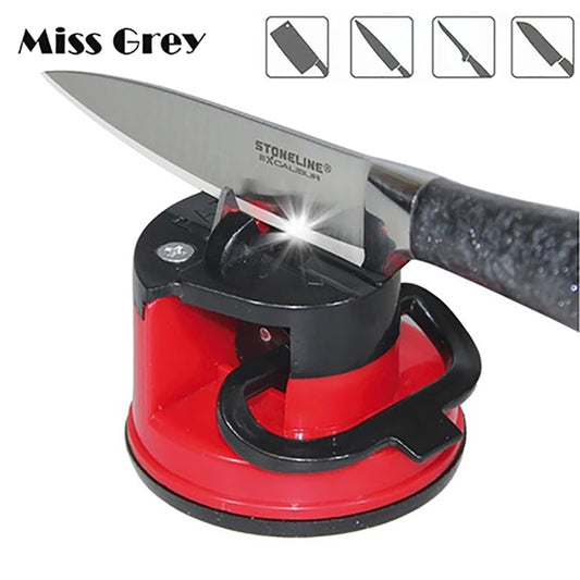 Knife Sharpener with Suction Cup