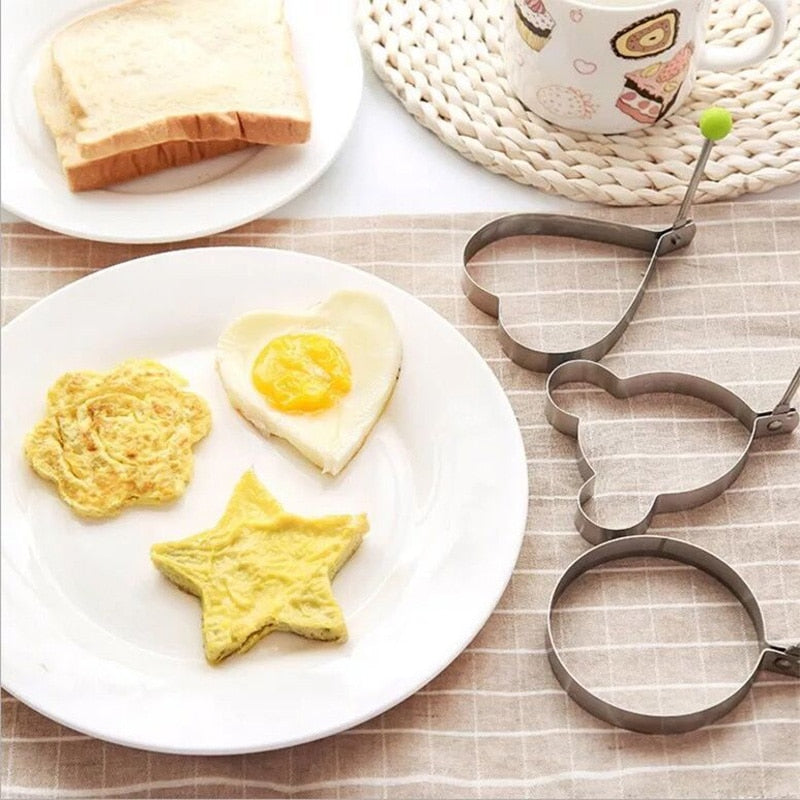 5 Style Stainless Steel  Fried Egg Pancake Shaper