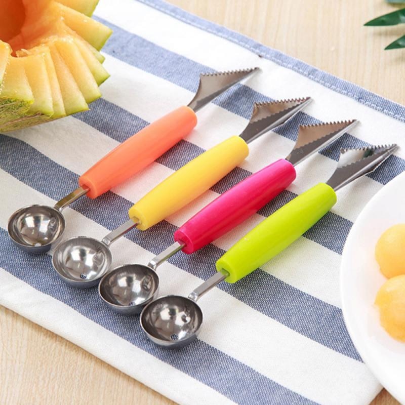 Fruit Platter Carving Knife Melon Spoon