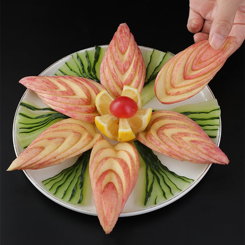 Stainless Steel Triangle Fruit Carving