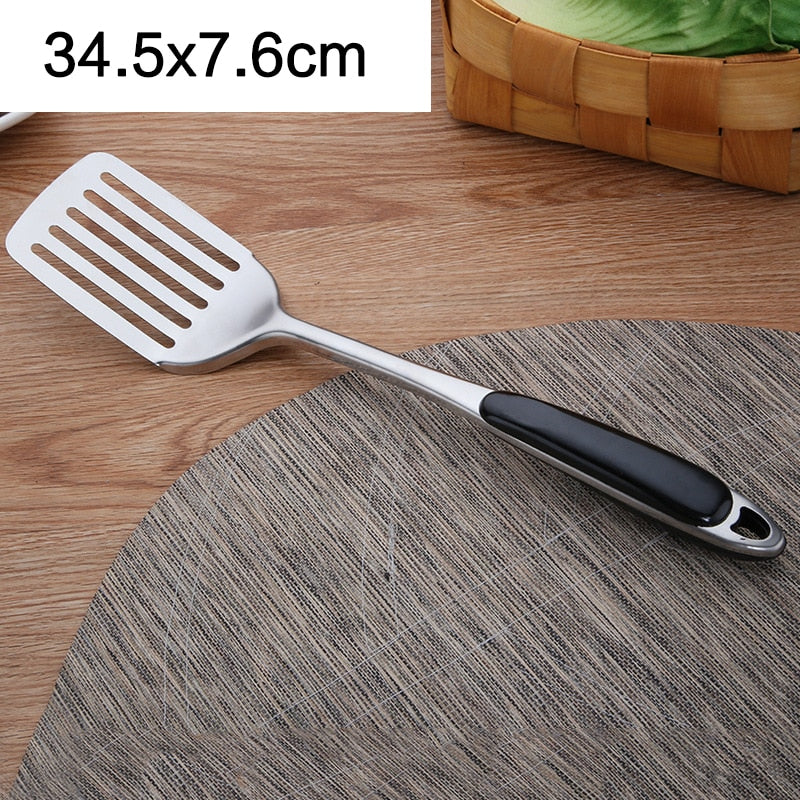 Stainless steel spatula soup spoon