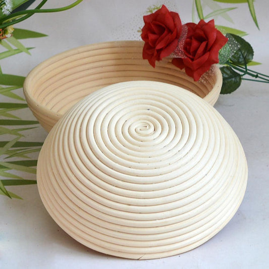 Round Shaped Dough Basket Rattan