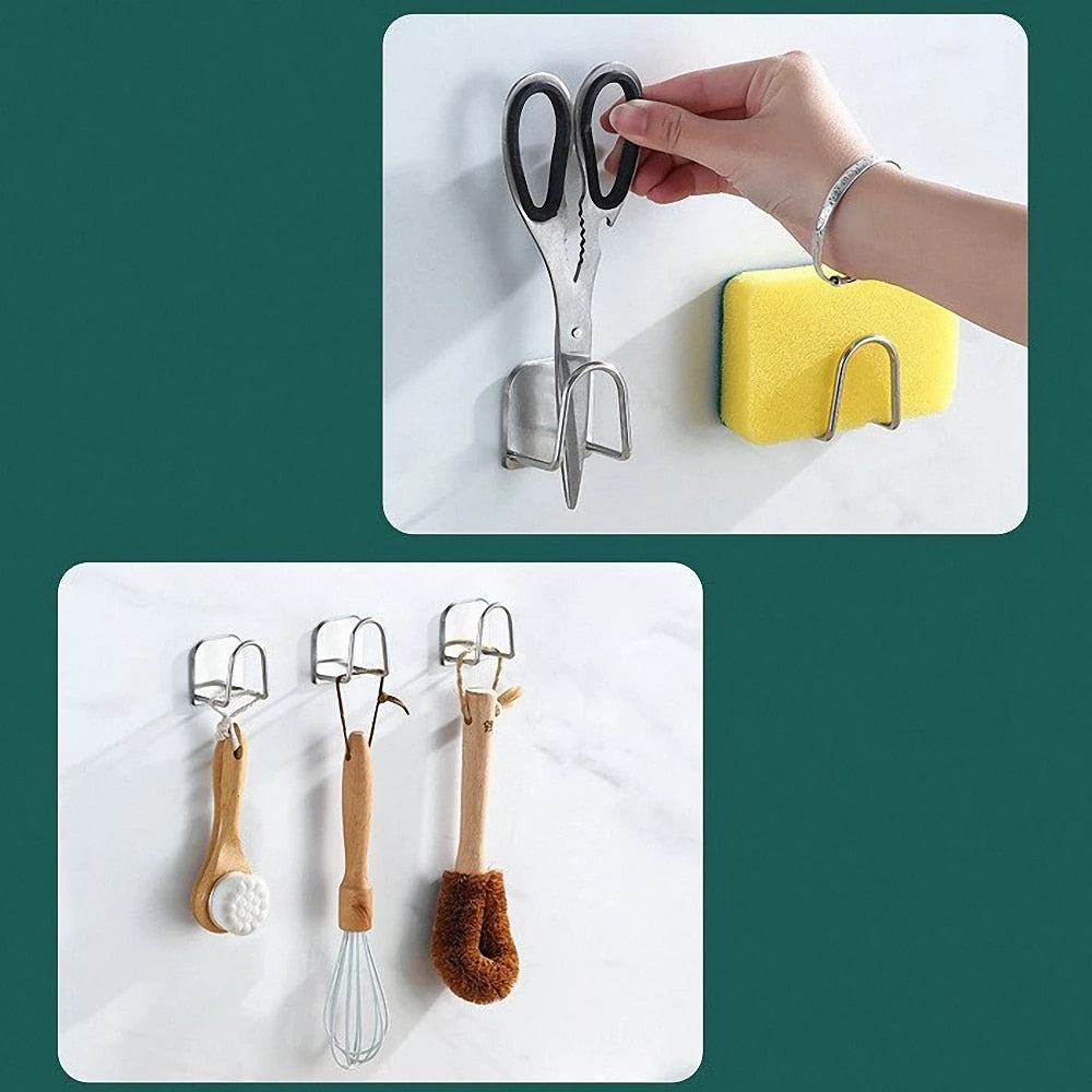 Portable Suction Cup Stainless Steel Drain Rack