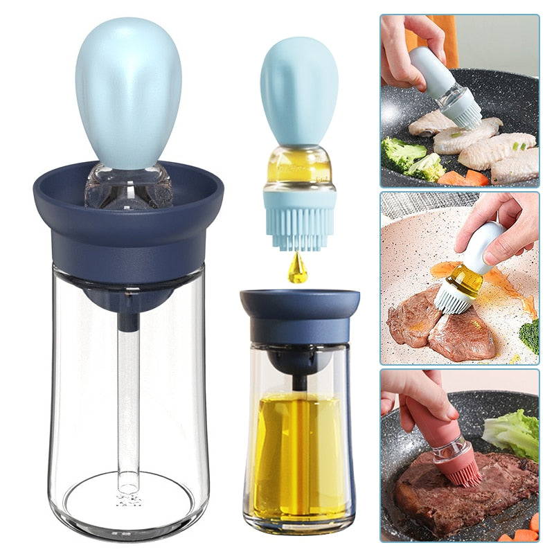 Kitchen Silicone Oil Bottle Baking Barbecue