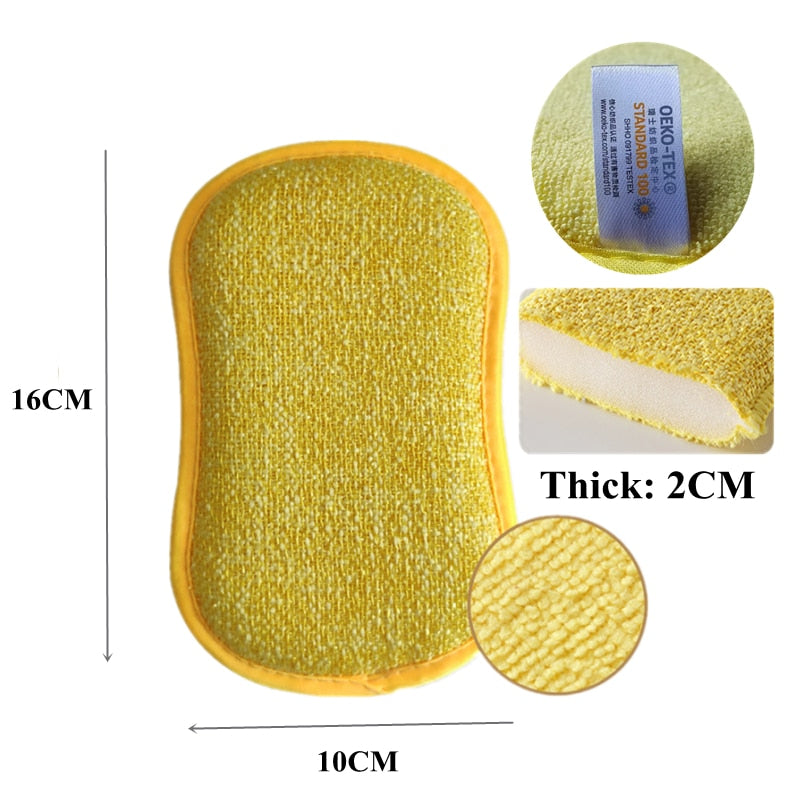 Household Magic Sponge Kitchen Cleaning Brush