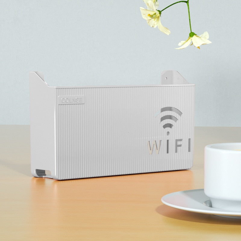 Wireless Wifi Router Shelf Storage Box Wall