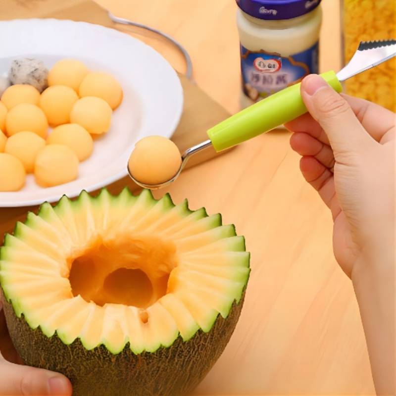 Stainless Steel Dual-Purpose Fruit Digging